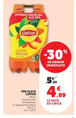 Hyper U LIPTON The glace offre