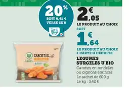 Hyper U Legumes surgeles u bio offre