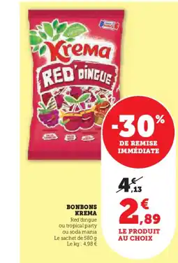 Hyper U KREMA Bonbons offre