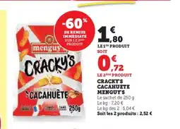 Hyper U MENGUY'S Cracky's cacahuete offre