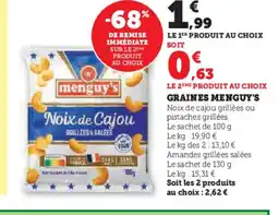 Hyper U MENGUY'S Graines offre