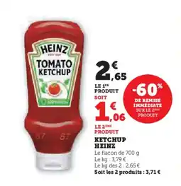 Hyper U HEINZ Ketchup offre