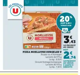 Hyper U U Pizza moelleuse surgelee offre