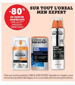 Hyper U L'OREAL MEN EXPERT Sur tout offre