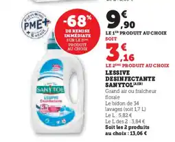 Hyper U SANYTOL Lessive desinfectante offre