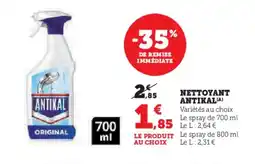 Hyper U ANTIKAL Nettoyant offre