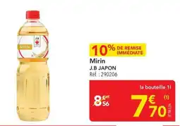 METRO Mirin J.B JAPON offre