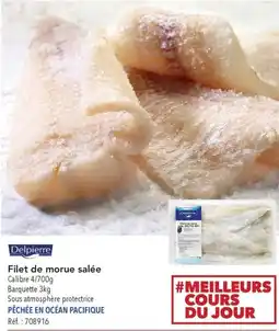 METRO Filet de morue salée calibre offre