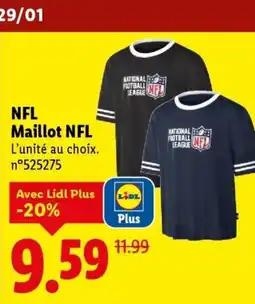 Lidl NFL Maillot offre