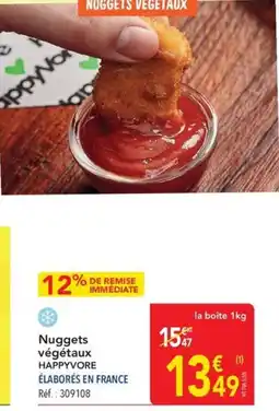 METRO Nuggets végétaux HAPPYVORE offre