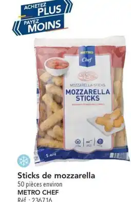 METRO Sticks de mozzarella offre