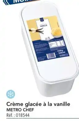 METRO Crème glacée à la vanille metro chef offre