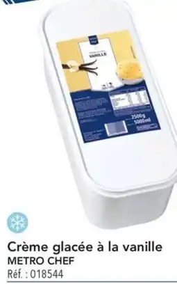 METRO Crème glacée à la vanille metro chef offre