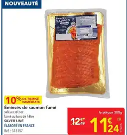 METRO Émincés de saumon fumé offre
