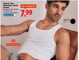 Lidl ESMARA MEN Débardeurs côtelés homme offre