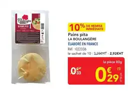 METRO Pains pita la boulangère offre