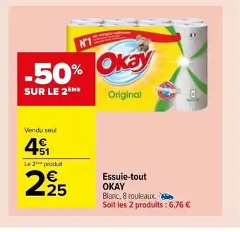 Carrefour Market Essuie-Tout Okay offre