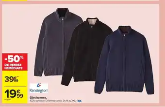 Carrefour Gilet Homme. offre