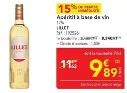 METRO Apéritif à base de vin 17% lillet offre