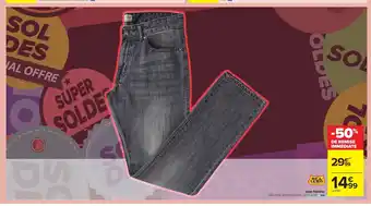 Carrefour Jean Homme offre
