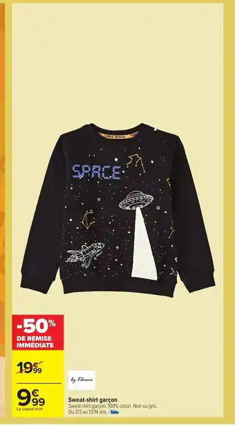 Carrefour Sweat-shirt Garcon offre