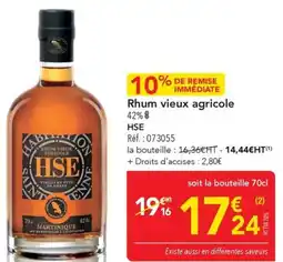 METRO Rhum vieux agricole hse offre