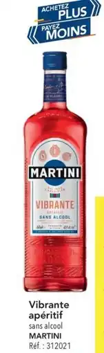 METRO Vibrante apéritif sans alcool martini offre