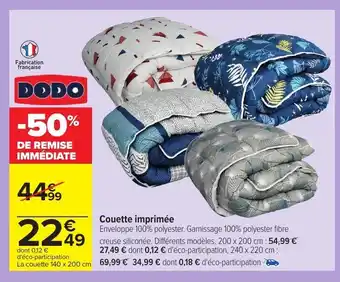 Couette Imprimèe