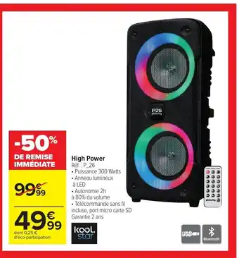 Carrefour High Power offre