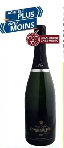 METRO Crémant de loire brut michel laurent offre