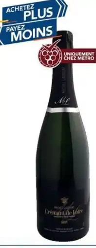 METRO Crémant de loire brut michel laurent offre
