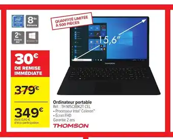 Carrefour Ordinateur Portable offre