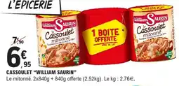 E.Leclerc CASSOULET WILLIAM SAURIN offre