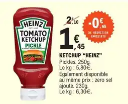 E.Leclerc KETCHUP HEINZ offre