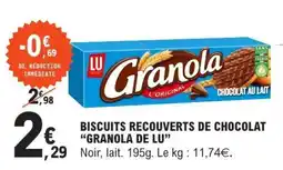 E.Leclerc Granola de LU offre