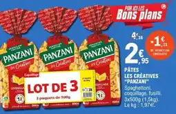 E.Leclerc Panzani Les Créatives offre