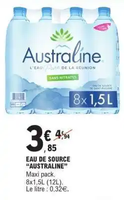 E.Leclerc Eau de Source Australine offre
