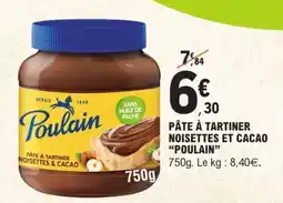 E.Leclerc Pâte À Tartiner Noisettes Et Cacao Poulain offre