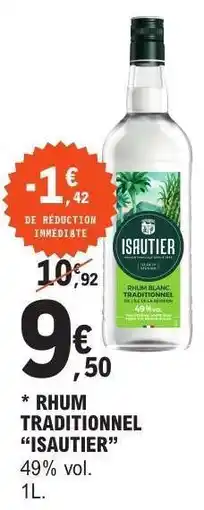 E.Leclerc RHUM TRADITIONNEL 'ISAUTIER' offre