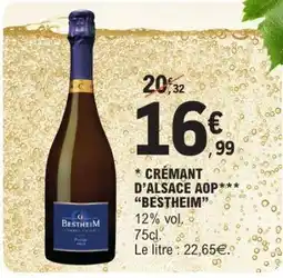 E.Leclerc Crémant d'Alsace AOP 'Bestheim' offre