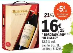 E.Leclerc BORDEAUX AOP BLAISSAC offre