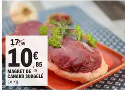 E.Leclerc MAGRET DE CANARD SURGELÉ offre
