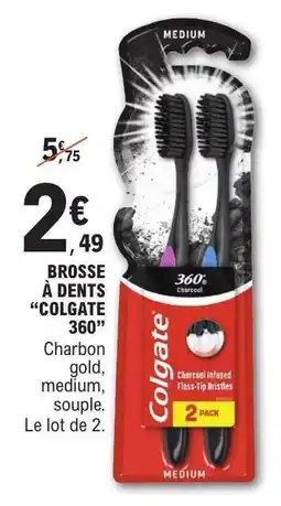 E.Leclerc Brosse à dents 'Colgate 360' offre