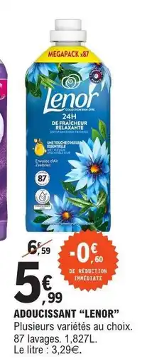 E.Leclerc ADOUCISSANT LENOR offre