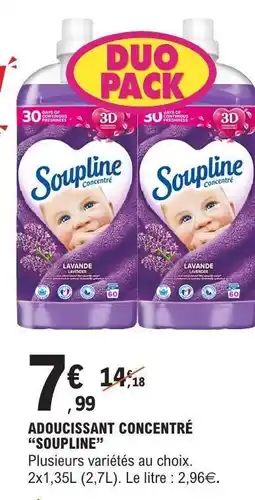 E.Leclerc ADOUCISSANT CONCENTRÉ 'SOUPLINE' offre