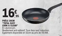 E.Leclerc POÊLE 28CM TEFAL EASY COOK & CLEAN offre