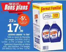 E.Leclerc LESSIVE LIQUIDE X-TRA offre