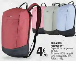 E.Leclerc SAC À DOS “WOODSUN” offre