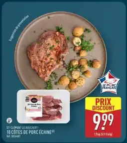 ALDI 10 Côtes de Porc Échine offre