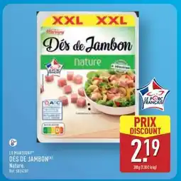 ALDI Dés de Jambon Nature offre